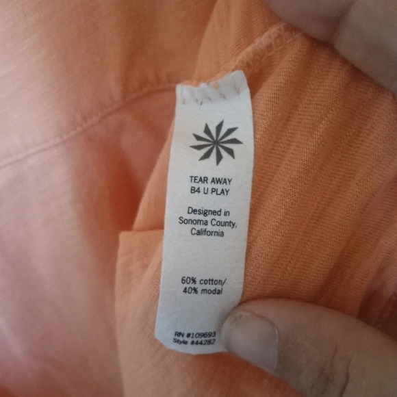 Athleta Long Sleeve Melon Tunic Top Modal Blend Size XS - Picture 8 of 8